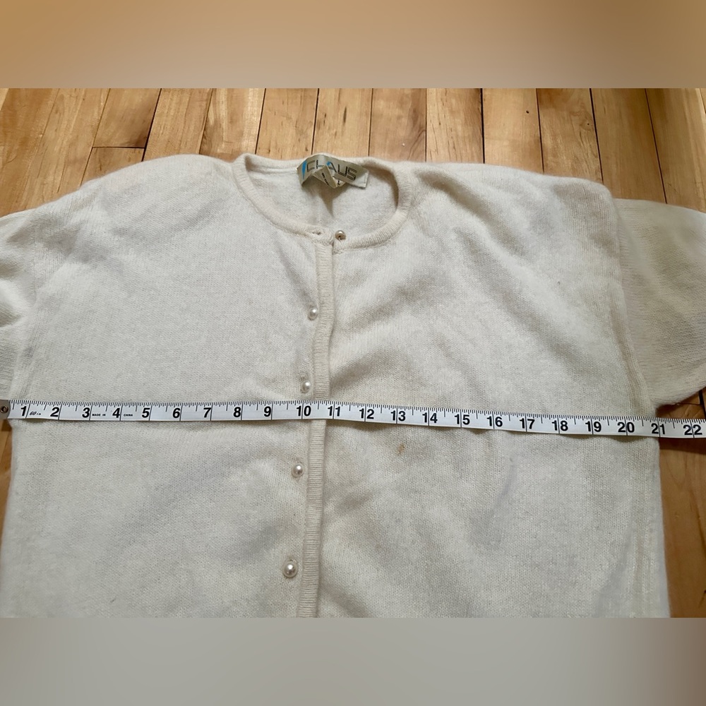 Vintage Chaus Lambswool & Angora Cardigan - Picture 7 of 7